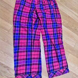 Plaid Pajamas in Pink and Blue